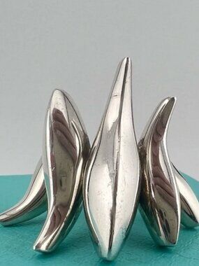 Tiffany & Co Frank Gehry Fish Ring Sterling Silver 5, 7